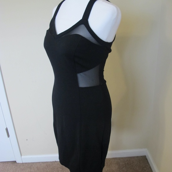 Express Women's Cocktail Little Black Dress wedding date night Size 2 Black EUC - Picture 4 of 9